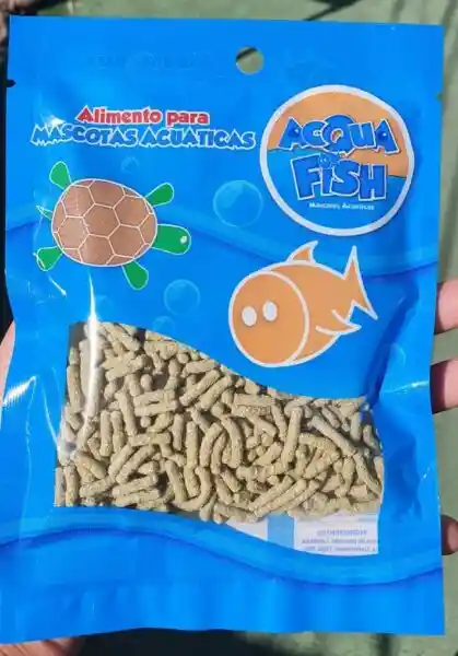 Pellet Flotante Verde Para Tortugas Acqua Fish