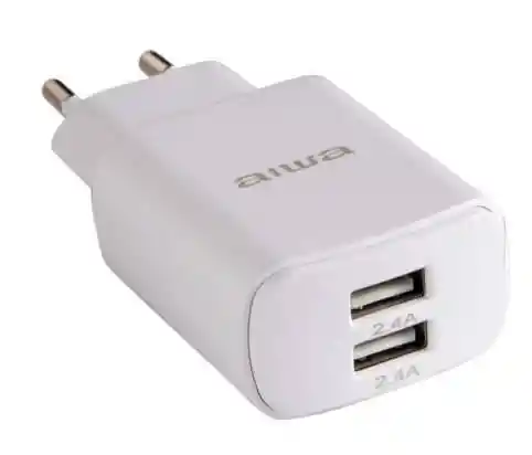 Aiwa Cargador De Pared 2usb 3.4a