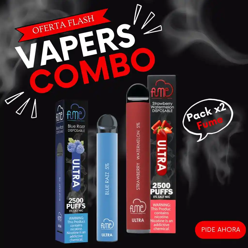 Oferta Promo 2xvaper Desechable Fume Vaporizador Desechable Vapo