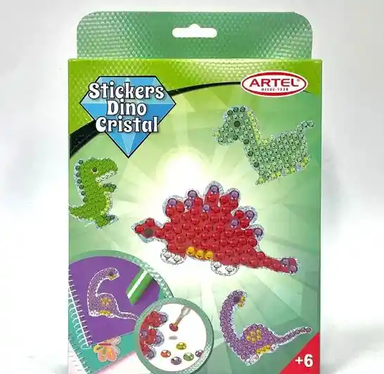 Stickers Crystal Dino Painting Artel
