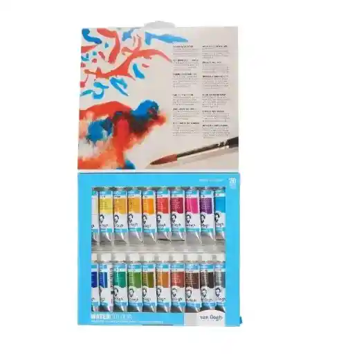 Set Acuarela Van Gogh 20 Col Tubos 10 Ml