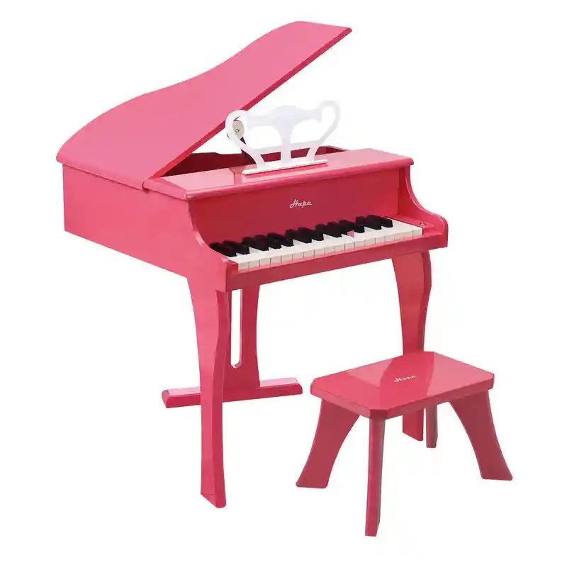 Piano De Cola Rosado Hape Juguetes De Madera