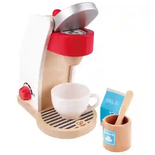 Cafetera + Accesorios Hape Juguetes De Madera