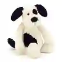 Peluche Mediano Perro Blanco Negro