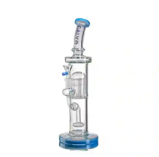 Bong Pyrex Calvo Glass Tree Perc Shower Waterpipe Blue D 30cm Calvo Glass