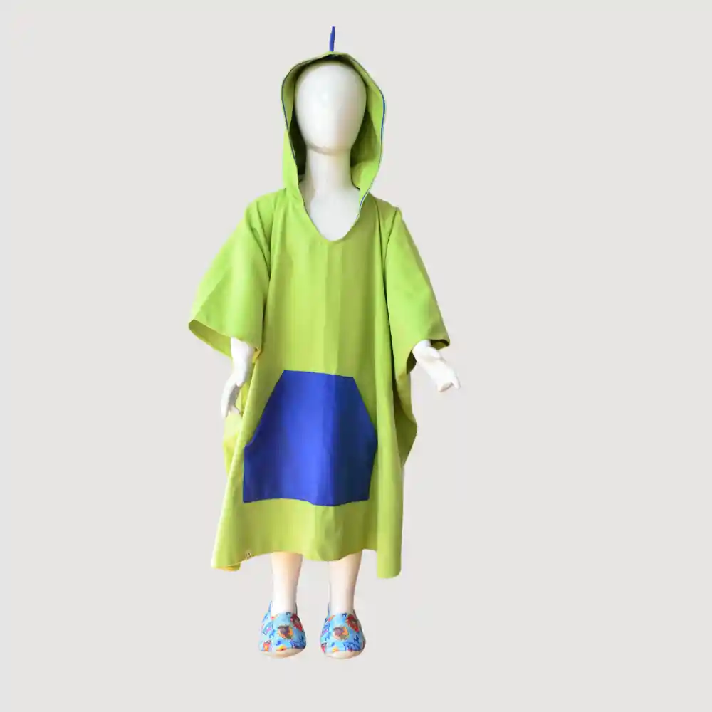 Toalla Dino Verde Azul Rey Talla 1 (1-2-4 )