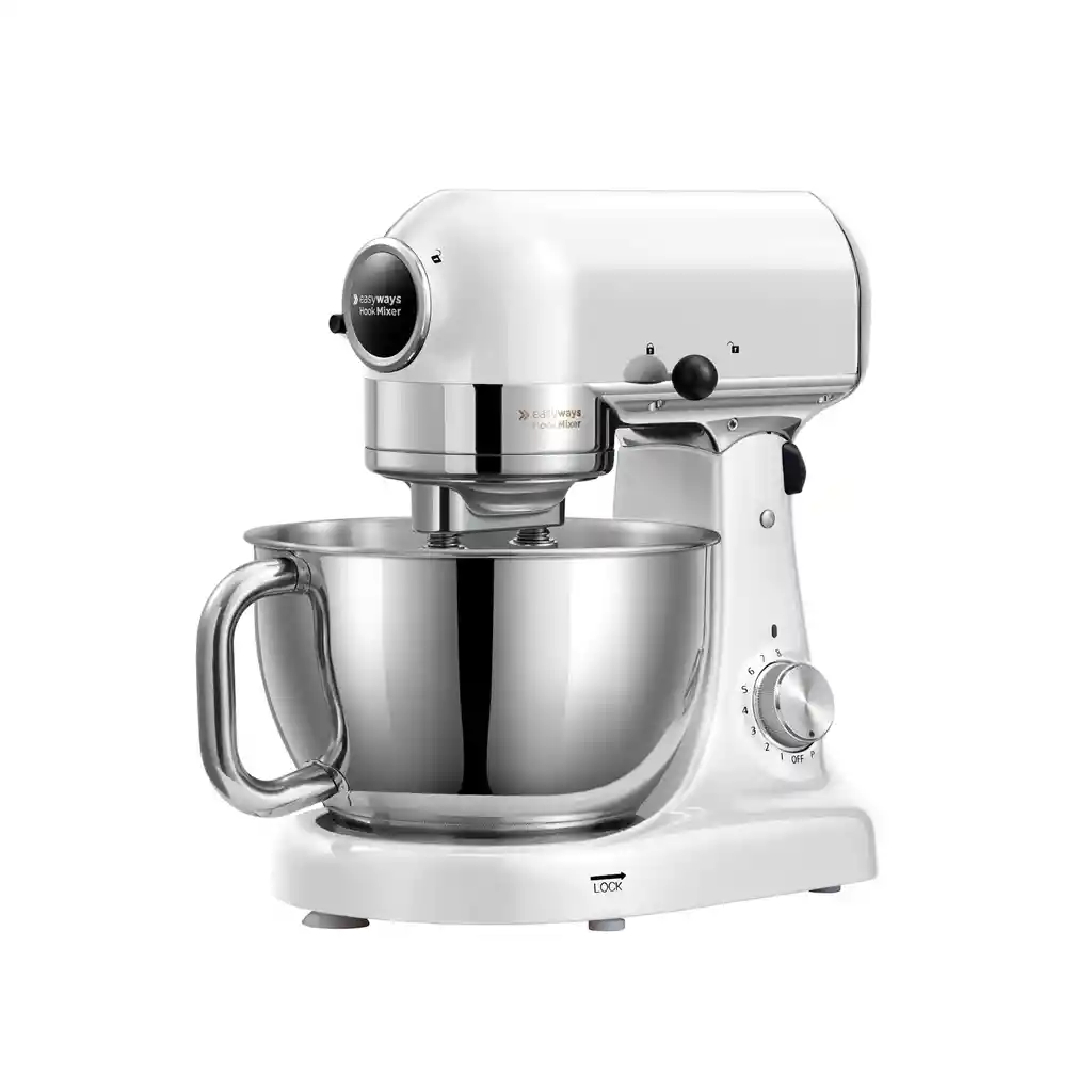 Batidora De Pedestal Hook Mixer Blanco 4,7 Lt Easyways