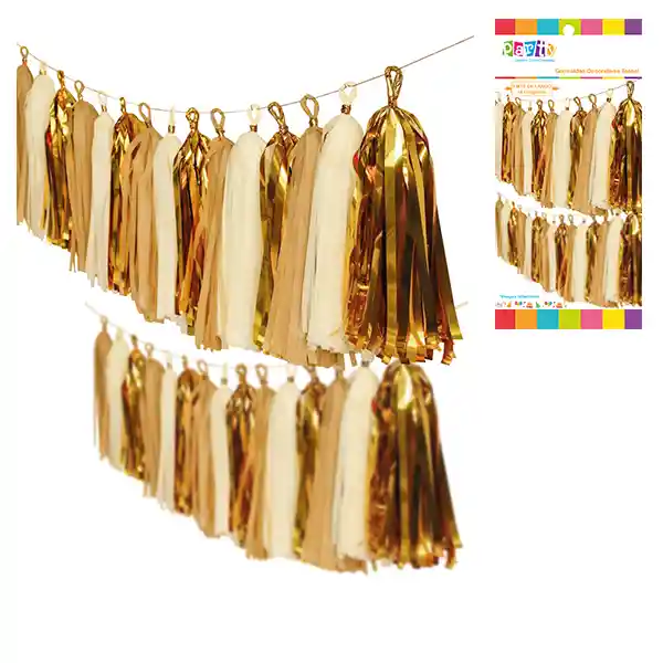 Guirnalda Tassel Dorado