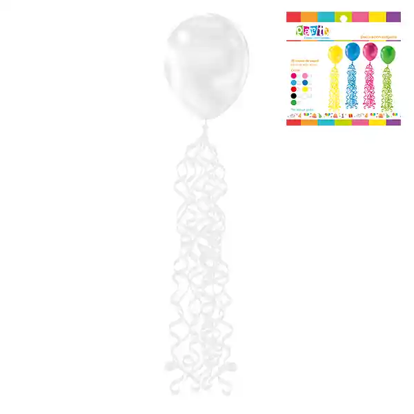 Decoracion Colgante Espiral Blanco