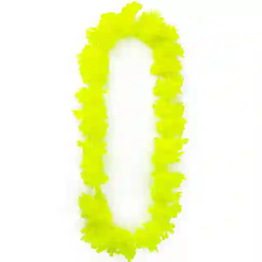 Collar Hawai Fluor Amarillo 7 Cm