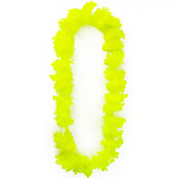 Collar Hawai Fluor Amarillo 7 Cm