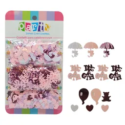 Confeti Mesa Triple Niña Globos