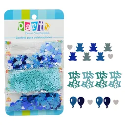 Confeti Mesa Triple Niño Globos