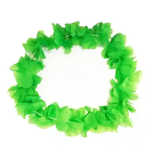 Collar Hawai Neon Verde 10 Cm