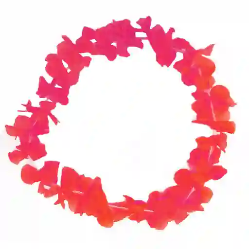 Collar Hawai Neon Rosado 10 Cm