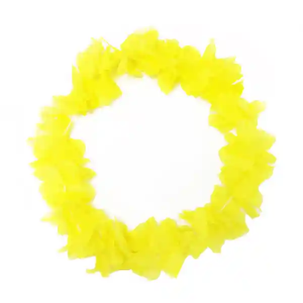 Collar Hawai Neon Amarillo 10 Cm