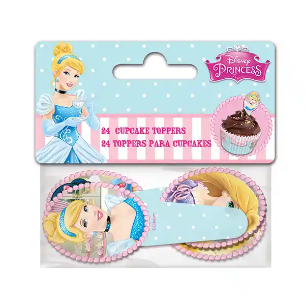 Toppers Cupcakes Princesas