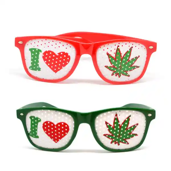 Lentes "i Love Marihuana"