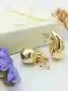 Aros Gota Viral Chapado En Oro 18k Earcuff Sin Perforación