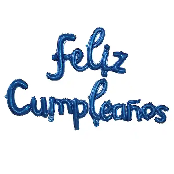 Globo Mylar "feliz Cumpleaños" Azul