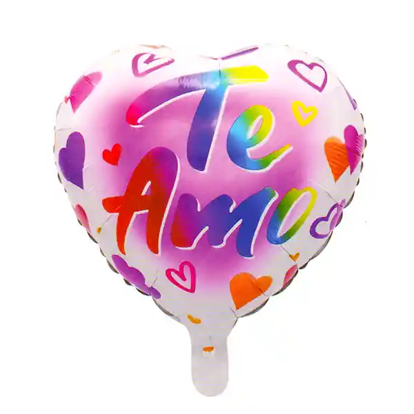 Globo Mylar 18" Corazon "te Amo" Colores