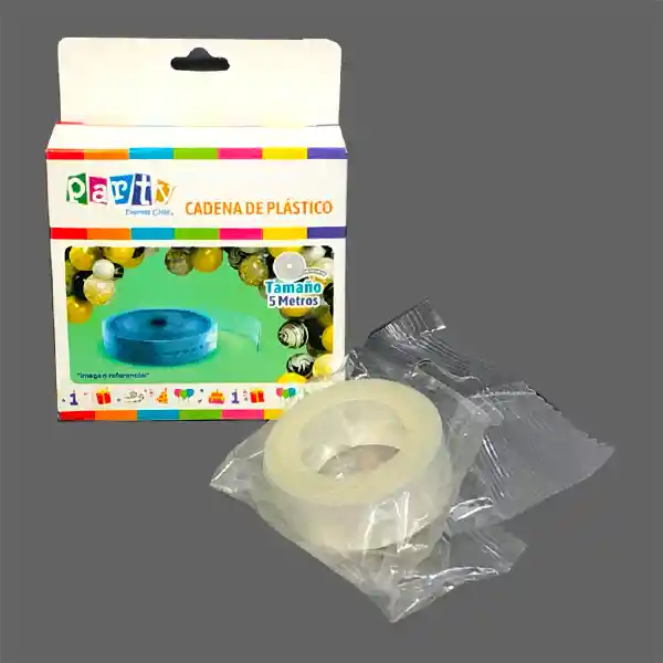 Cadena Plastica Organico 5 Mt.para Globos