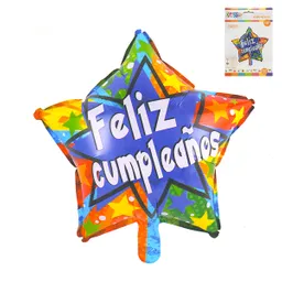 Globo Mylar Estrella 18" F.c Colores
