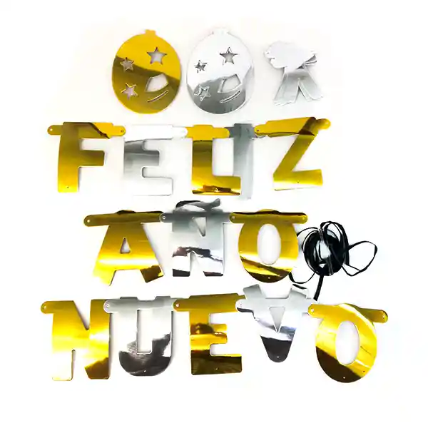 Banner Feliz Año Nuevo Globo