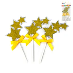 Set Pick Estrella 3 Unidades Dorado
