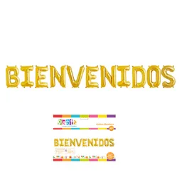 Globo Mylar Bienvenidos 16"