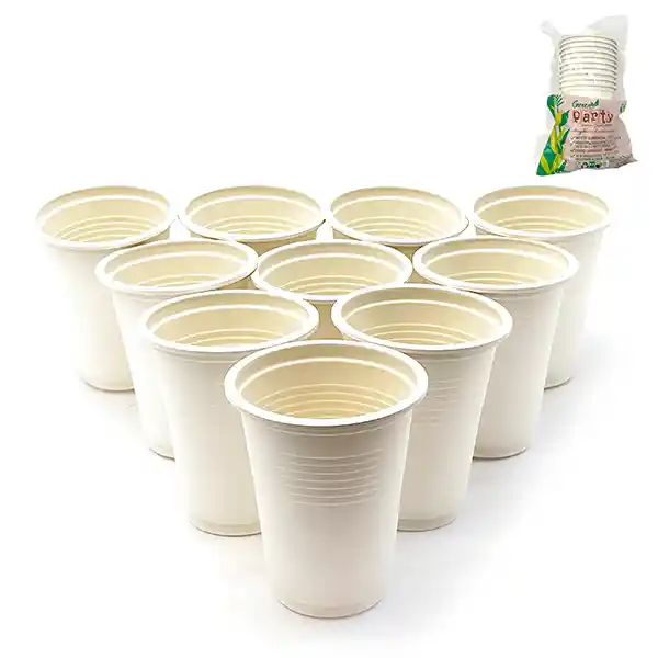 Vaso Ecologico Bio Maiz 320ml 10 Unidades