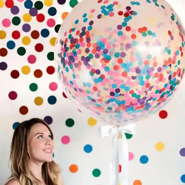 Globo #30 Gigante Confeti 1 Unidad