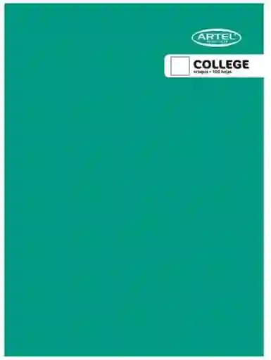Cuaderno College Croquis 100 Hojas Color Aleatorio Artel