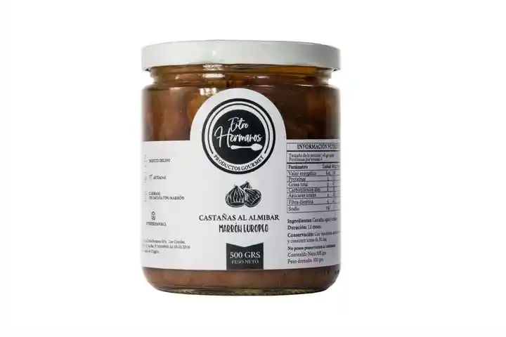 Castañas Al Almibar 500 Gr.