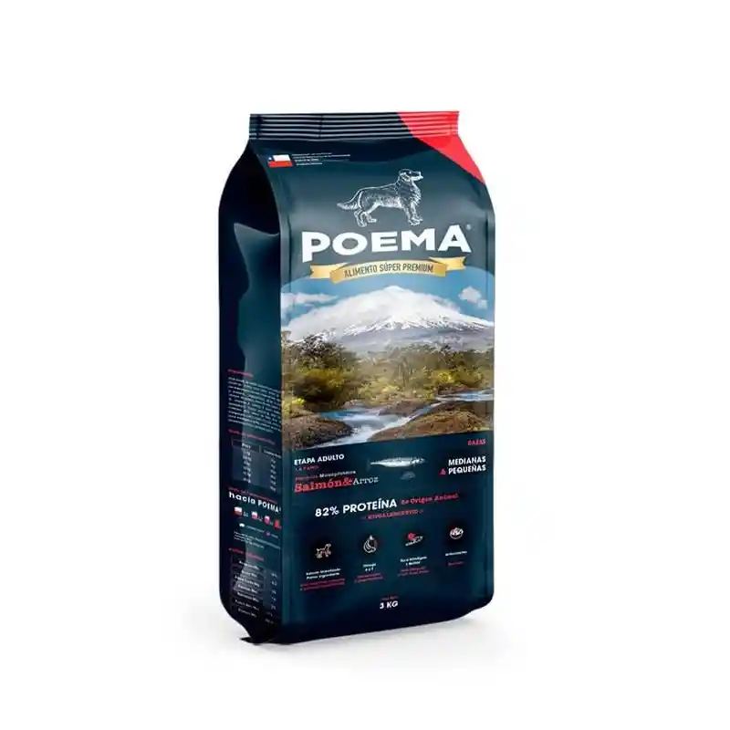 Poema Adulto Salmon Y Arroz 12kg