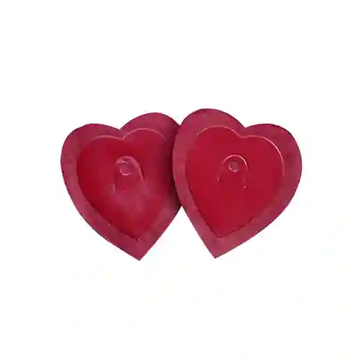 Guirnalda Corazon Rojo 8.5 X 8.5 Cms 2 Unidades