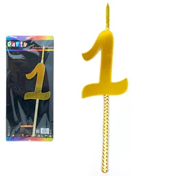 Vela Numeral Carton #1