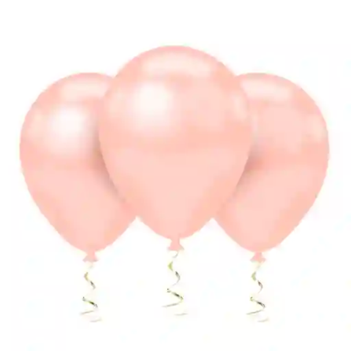 Globo 06 M.g. Macaron Rosa 25 Unidades