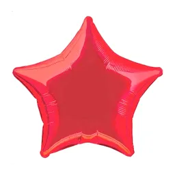 Globo Mylar Estrella Rojo