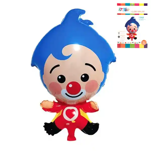 Globo Mylar Payaso Plin Plin 46 X 70 Cm