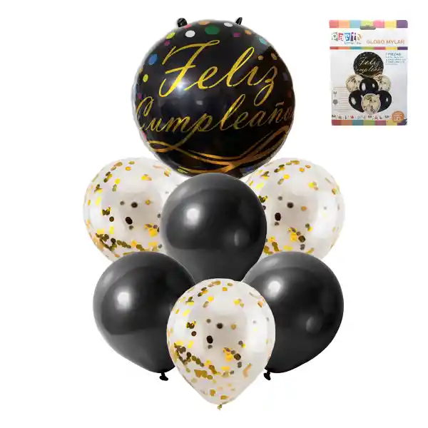 Globo Mylar/latex Redondo F.c.