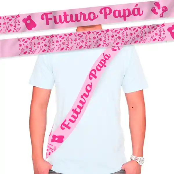 Banda "futuro Papa" Rosado