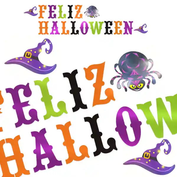 Banner Letras Halooween