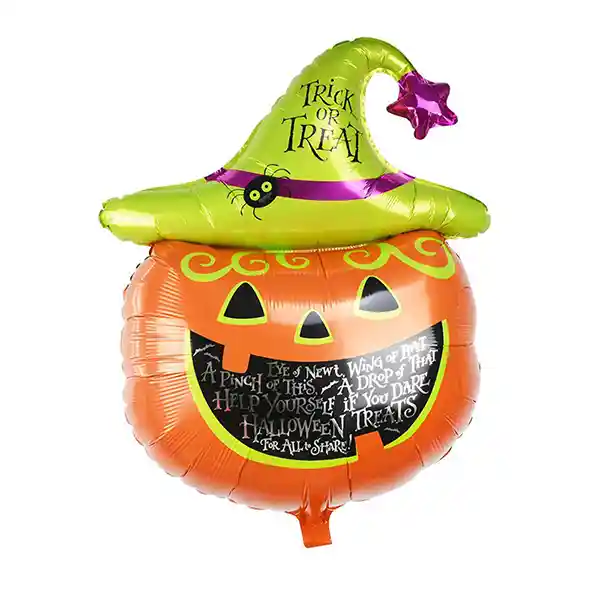 Globo Mylar Calabaza 70 X 45 Cms