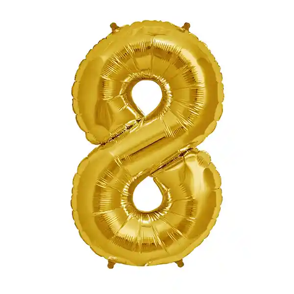 Globo Metalico 16" Dorado # 8