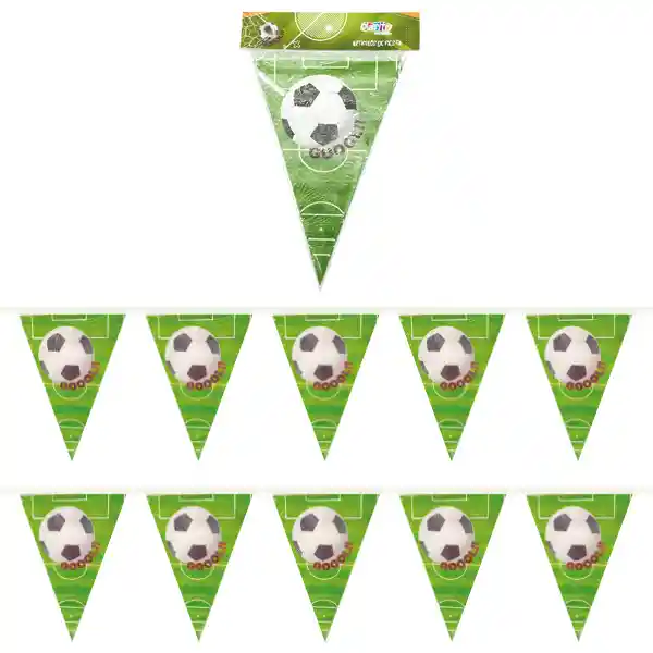 Banderin Triangular Futbol