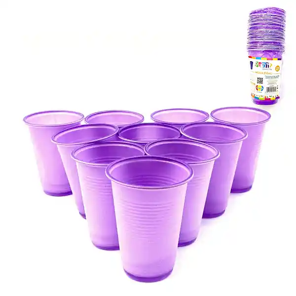 Vaso 7oz Morado 25 Unidades