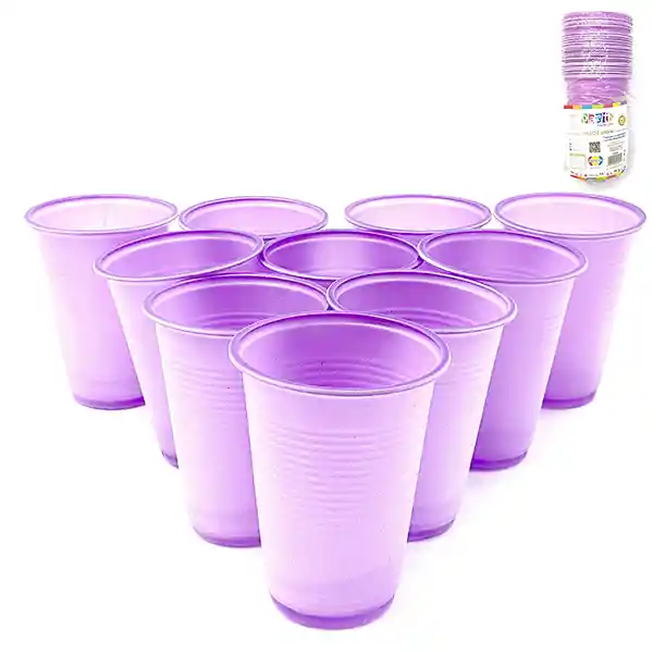 Vaso 7oz Lila 25 Unidades