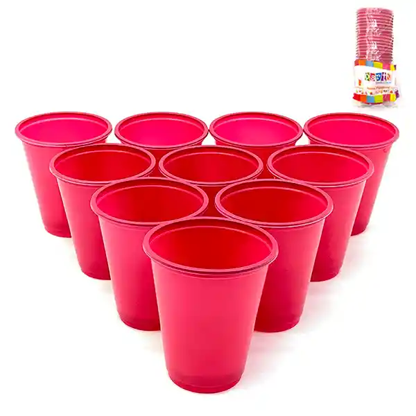 Vaso 7oz Fucsia 25 Unidades