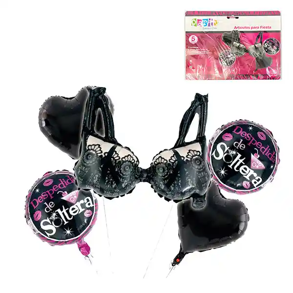 Globo Mylar Set Bra
